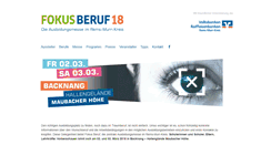 Desktop Screenshot of fokus-beruf.de