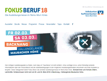 Tablet Screenshot of fokus-beruf.de